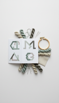 Modern Monogram PDF embroidery pattern